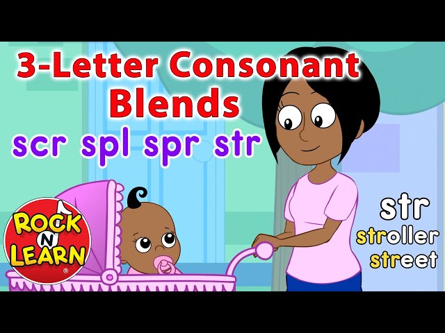 Three-Letter Consonant Blends | scr spl spr str | Rock ’N Learn