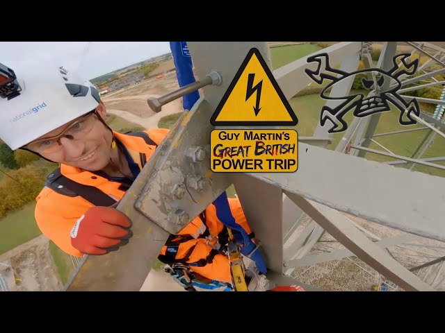 Guy's day on the power lines service crew! | Guy Martin