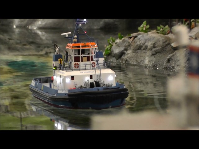 Fairplay III im Miniatur Wunderland - Werftabnahmefahrt September 2016