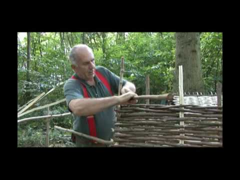 How to make a hurdle with hazel and handtools
