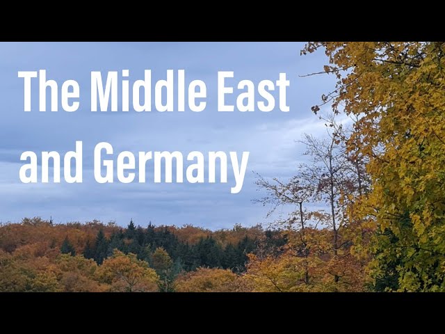 Germany and the Situation in the Middle East