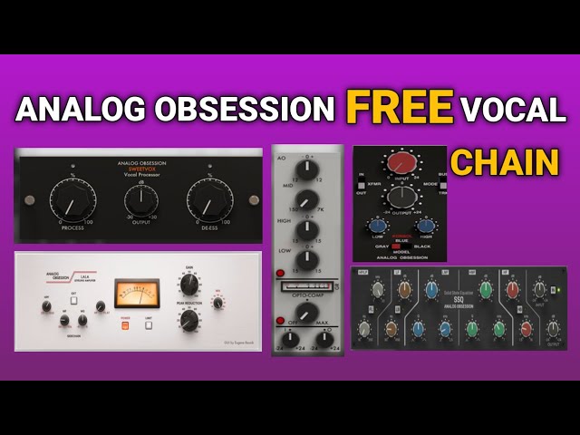 Mixing Vocal With Analog Obsession Plugins (FREE VOCAL PRESET)