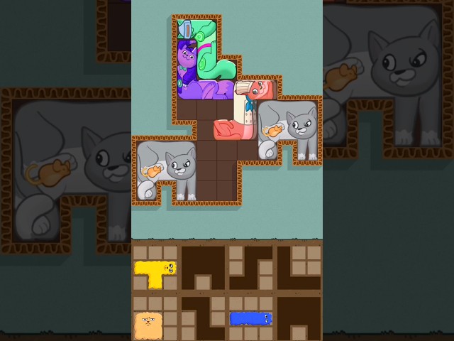 Puzzle Cats Walkthrough (android iOS) gameplay #shorts #game #cats