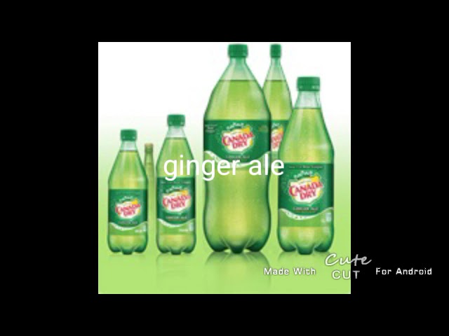 who want some ginger ale