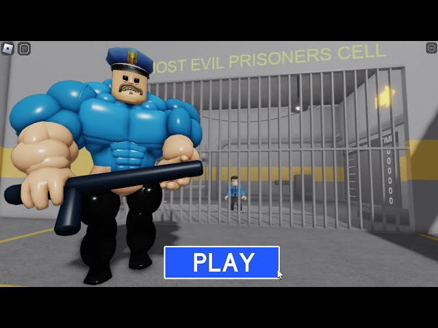 SECRET UPDATE! MUSCLE BARRY'S PRISON RUN? OBBY ROBLOX #roblox #obby