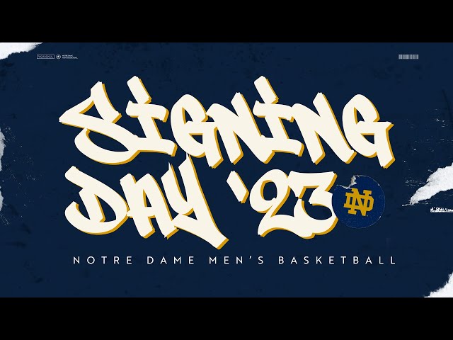 2023 Signing Day Press Conference | Notre Dame Men's Basketball