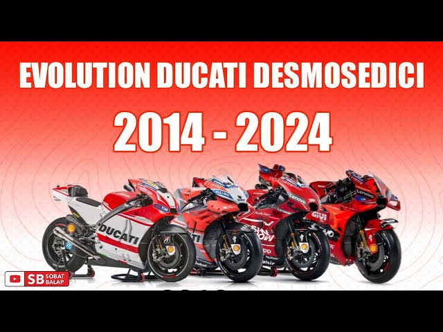 EVOLUTION DUCATI DESMOSEDICI 2014 - 2024 | MOTOGP BIKE LIVERY