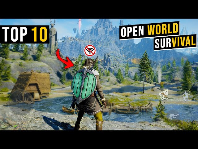 Top 10 REALISTIC OFFLINE SURVIVAL Games For Android 2024 | Best Survival Games For Android