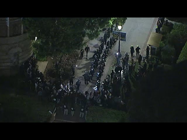 LIVE: Police amass on UCLA campus after protesters ordered to disperse