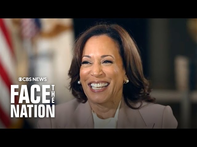 Vice President Kamala Harris on "Face the Nation with Margaret Brennan" | full interview