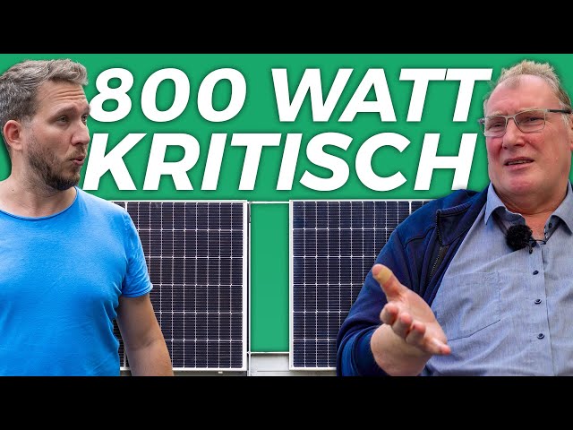 Warum 800 WATT Balkonkraftwerke KRITISCH werden können mit Holger Laudeley