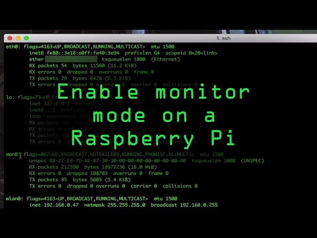 Enable Monitor Mode & Packet Injection on a Raspberry Pi Zero W Using Nexmon