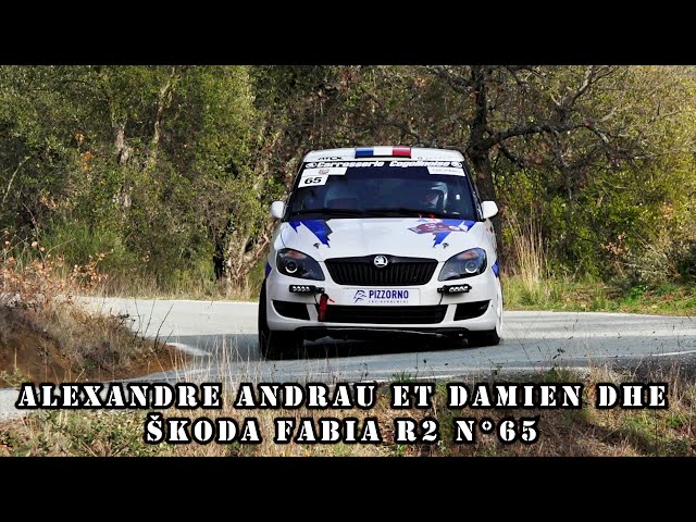 Rallye des Roches Brunes 2024 - Škoda Fabia R2 N°65 - Alexandre ANDRAU et Damien DHE