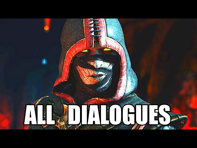 Ermac ALL Dialogues with Mk1 Characters (Mortal kombat X)
