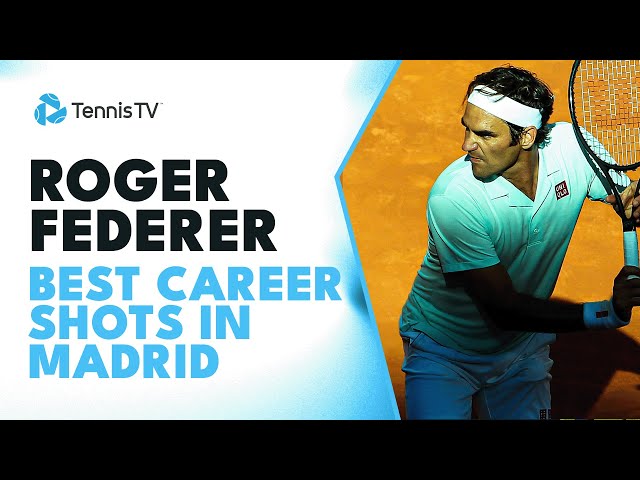 Roger Federer: Best Ever Shots In Madrid!