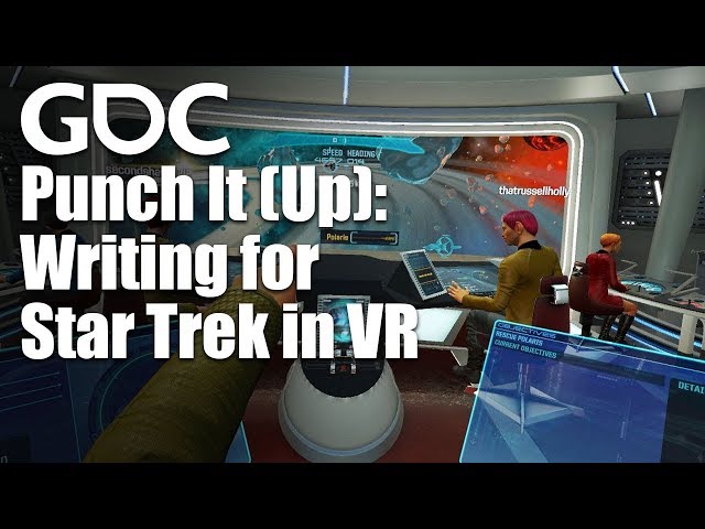 Punch It (Up): Writing for Star Trek in VR