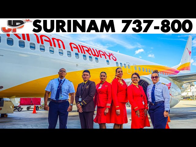 Surinam Boeing 737 Cockpit to Miami via Guyana