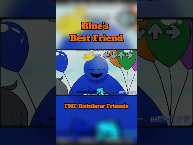 FNF Rainbow Friends: Blue's First Friend in Friday Night Funkin' be like