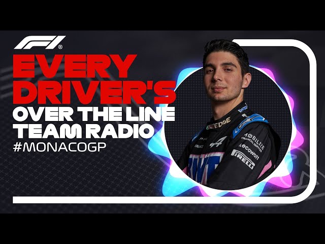 Every Driver's Radio At The End Of Their Race | 2023 Monaco Grand Prix