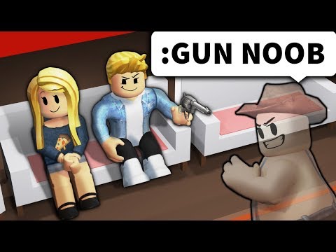 Roblox admin gave noobs WEAPONS to see what they'd do...
