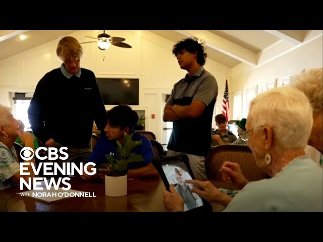 Teens help seniors learn how to use technology