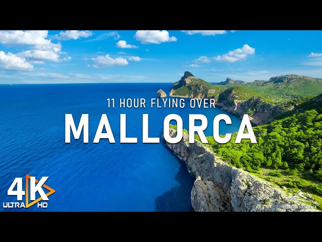 MALLORCA 4K- Majestic Mallorca: Exploring the Island's Scenic Landscape with Calm Music