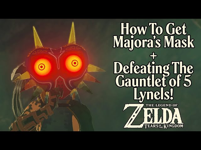 Majora's Mask Location Guide + How To Beat 5 Lynels - Zelda Tears of the Kingdom