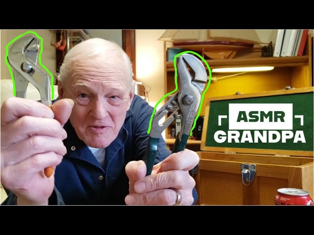 ASMR Grandpa Gives You Your 1st TOOLBOX🔨Common Tool Identification (UNINTENTIONAL)😴