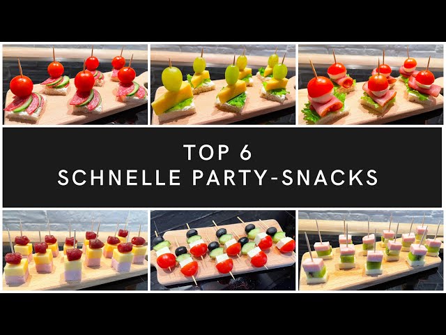 TOP 6 Quick Party Snacks! Delicious snacks for parties and receptions in 5 minutes! #3