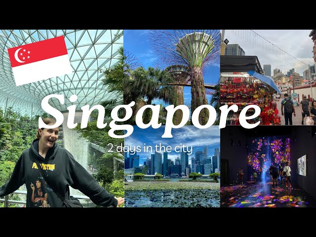48 hours in SINGAPORE- Coolest airport in the world?!