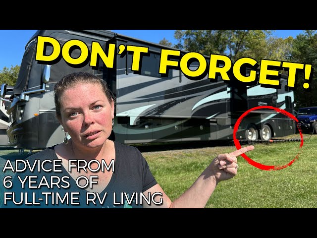 11 HUGE MISTAKES You’re Making with Your RV