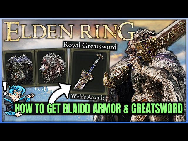 How to Get the OP ROYAL GREATSWORD - Blaidd Armor & Wolf Mask - Location Guide - Elden Ring!