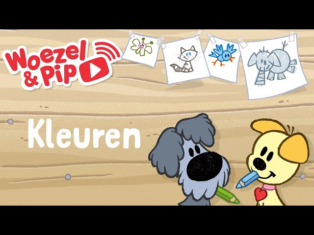 Woezel & Pip TV - Kleuren leren met Woezel & Pip!💛💚