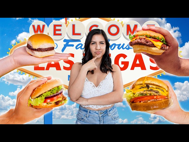 I Tried EVERY Fast Food BURGER in America 🍔 (in LAS VEGAS!)