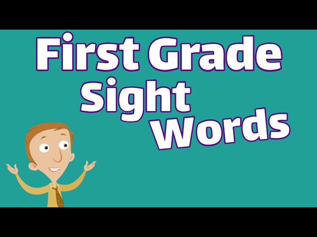 First Grade Sight Words | Dolch List Video