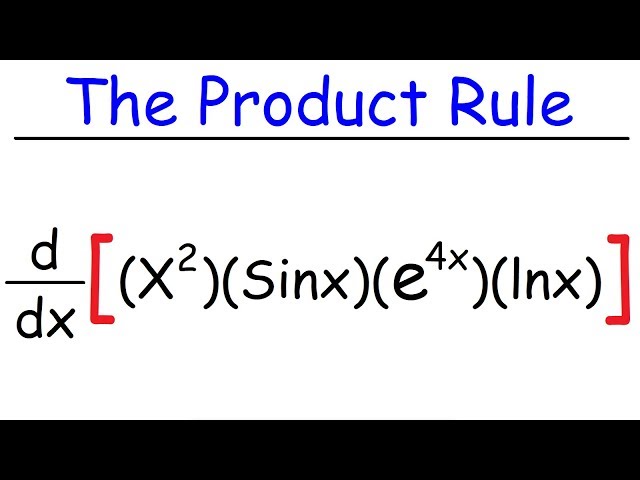 Product Rule With 4 Functions - Derivatives | Calculus