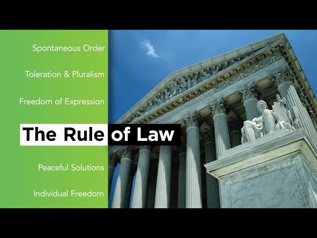 Classical liberalism #4: How does the rule of law promote a free society? | James Stoner | Big Think