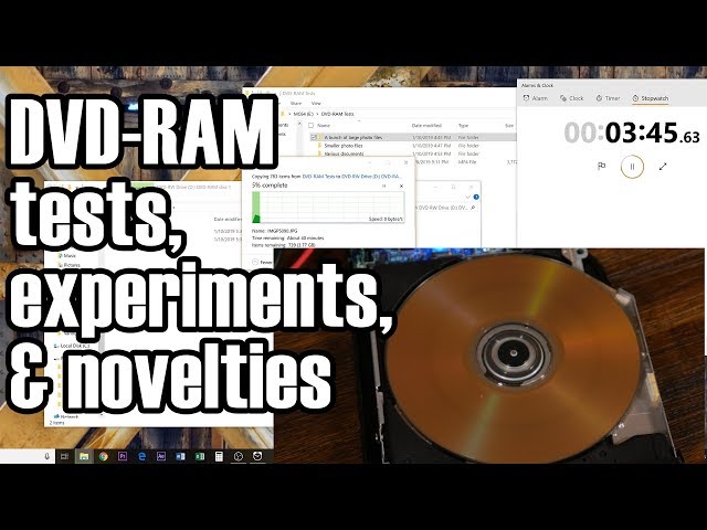 DVD-RAMifications (experiments and other goodies relating to DVD-RAM)