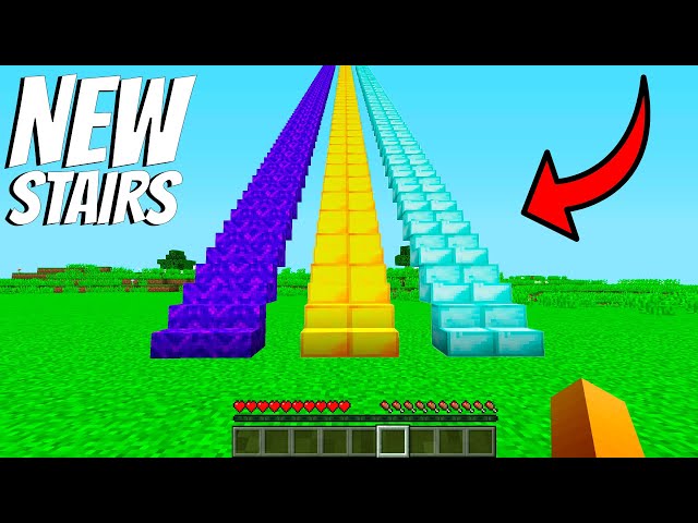 Where do lead NEW SECRET STAIRS in Minecraft? DIAMOND vs GOLD vs PORTAL STAIRS !