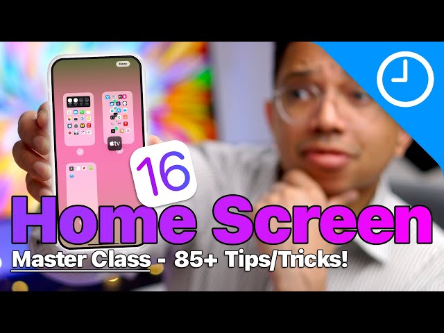 iPhone Home Screen master class - 85+ tips! Do you know them all?