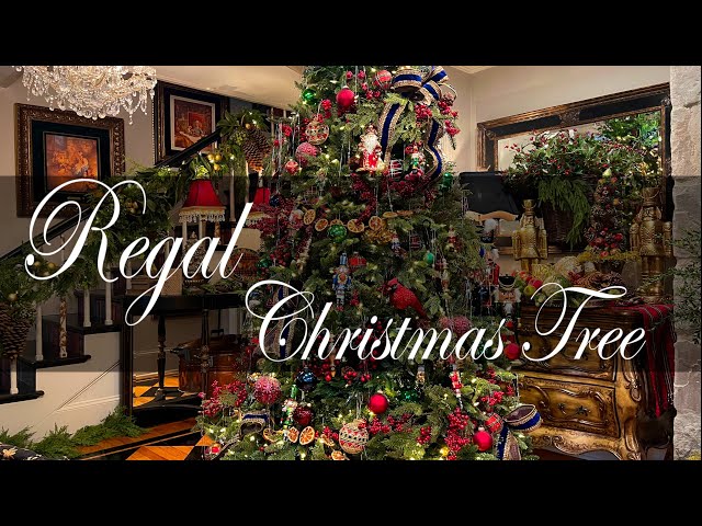 NIGHTTIME CHRISTMAS TREE DECORATING ~ ENCHANTING NUTCRACKER TINSEL TREE