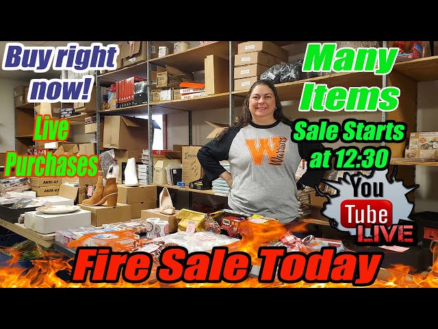 Live Fire Sale So Many Amazon Overstock Items