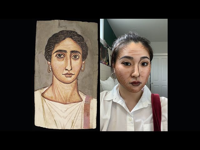 How To Do Your Makeup Like An Ancient Egyptian Woman Portrait c.200 CE: Art-Inspired Makeup Tutorial
