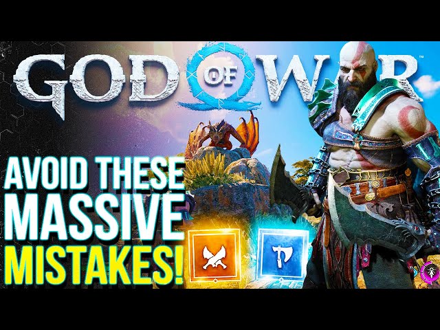 God of War RAGNAROK - 10 Biggest MISTAKES That Will Hold You Back! (Gow Ragnarok Tips & Tricks)