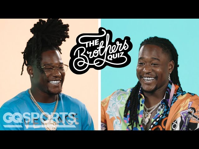Shaquill & Shaquem Griffin Answer 25 Questions About Each Other | The Brothers Quiz | GQ Sports