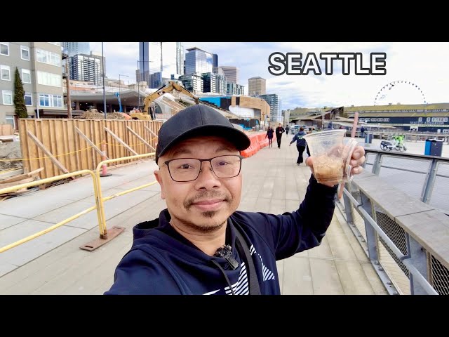 Seattle “Over Look Walk” Update - Connecting Pike Place Market To Waterfront | Walking Tour 2.17.24