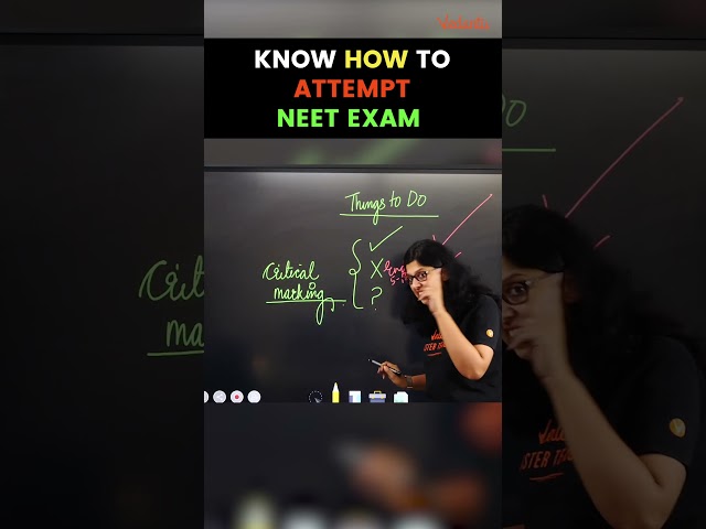 📚 Know How To Attempt NEET Exam 📜#Shorts #neetexam #neet2024 #neetprep #mbbs #vanimam