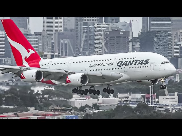 25 MINUTES of CLOSE UP TAKEOFFS and LANDINGS | Sydney Airport Plane Spotting [SYD/YSSY]
