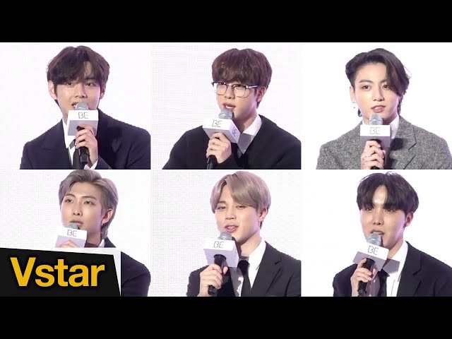 [풀영상 Q&A] 방탄소년단(BTS) ‘BE (Deluxe Edition)’ 글로벌 기자간담회(Global Press Conference)