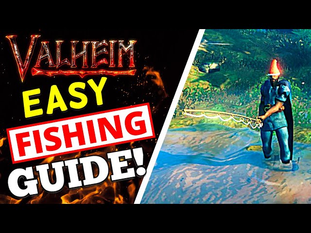 Valheim - Fishing Guide! How To Get Fishing Rod + FISH!